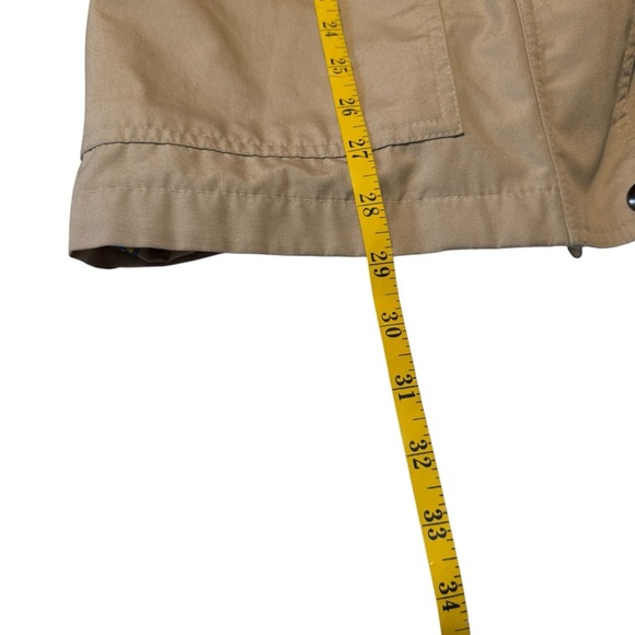 London Fog Women's All Weather Jacket Coat Hood Small Water Repellant Neutral - Picture 12 of 12